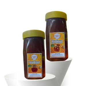 Kombu Then & Thulasi Then Combo – 500ml x 2| Pure Natural Honey