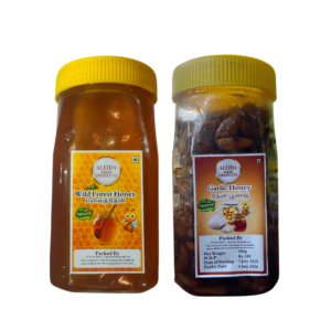 Malai Then & Honey Soaked Garlic Combo – 500g Each | Natural Immunity Booster